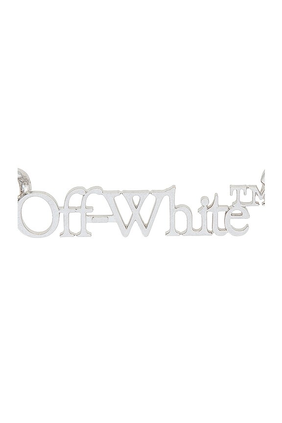 view 2 of 3 Logo Chain Necklace in Silver