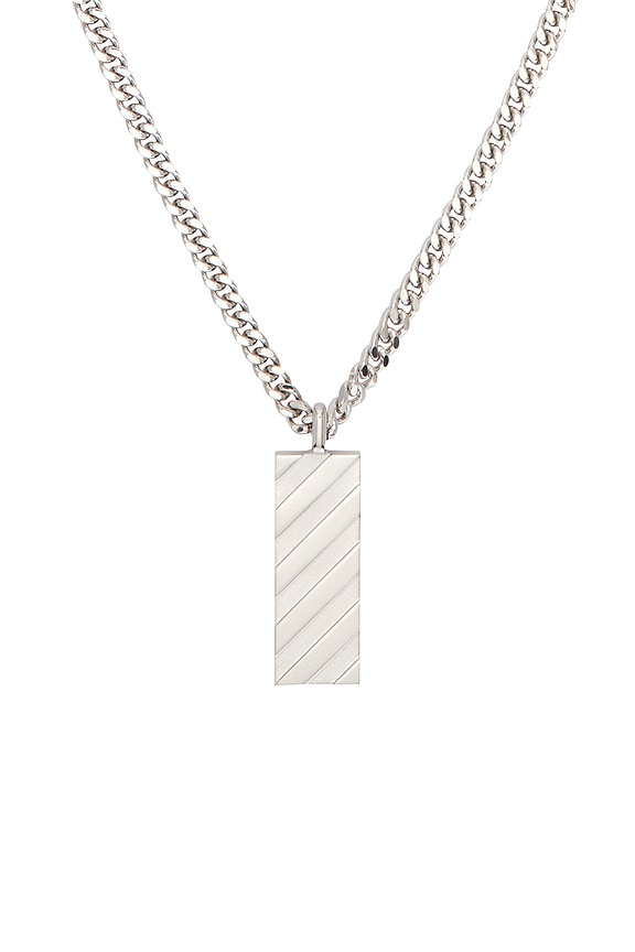 view 2 of 4 Diag Necklace in Silver