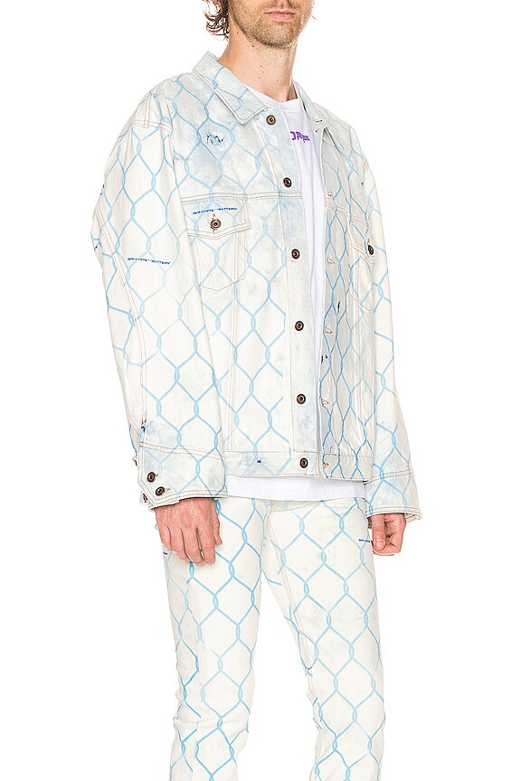 view 2 of 5 Fence Jeans Jacket in Bleach Light Blue