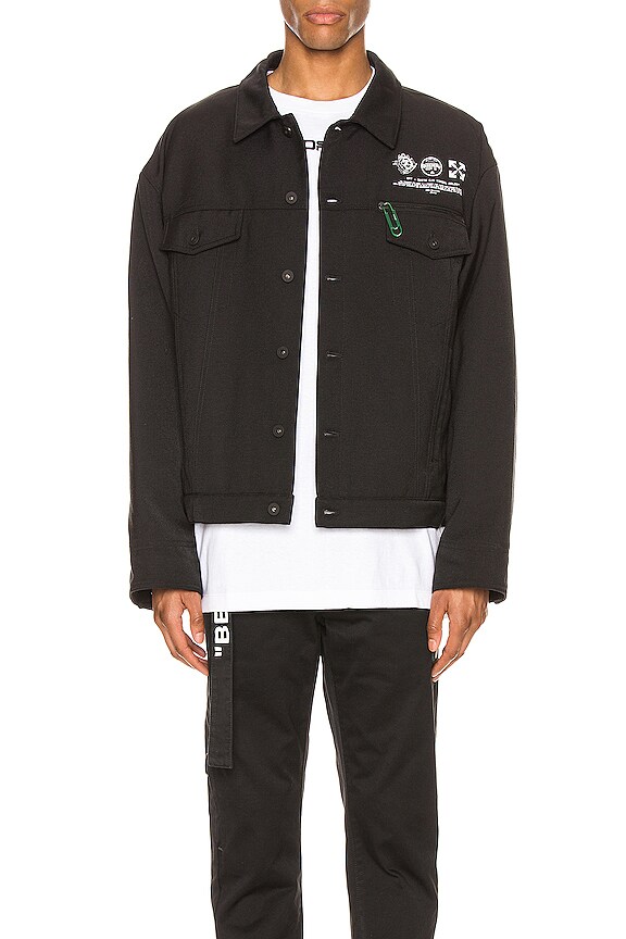 view 2 of 7 VESTE TECH JACKET KEY in Black & White