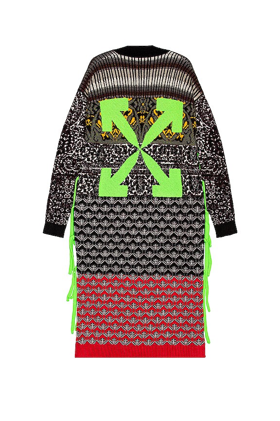 view 2 of 3 Persian Fantasy Kimono in Grey & Green