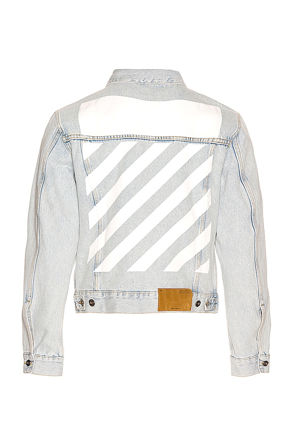 view 1 of 3 BLOUSON EN JEAN DIAG TAB in Bleach Blue