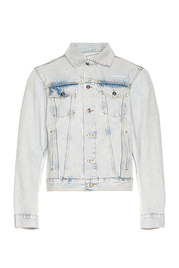view 2 of 3 BLOUSON EN JEAN DIAG TAB in Bleach Blue