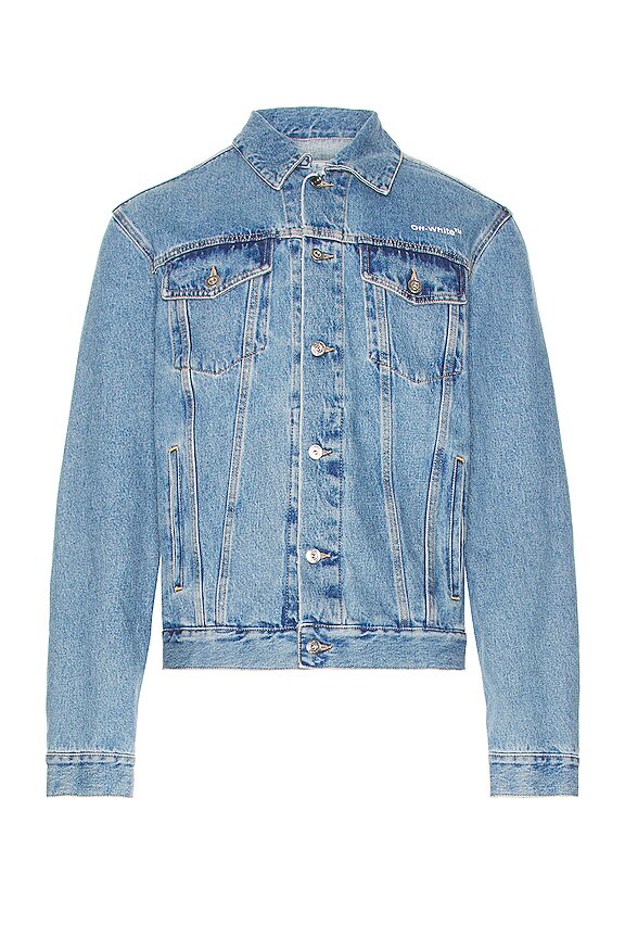 view 2 of 4 DIAGONAL 데님 자켓 in Medium Blue