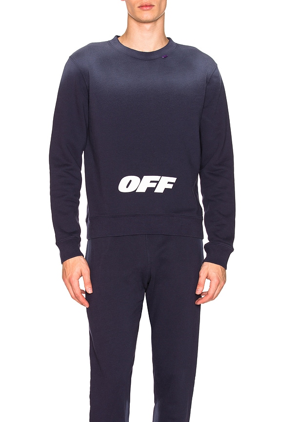 view 1 of 4 SWEAT OFF in Blue & White