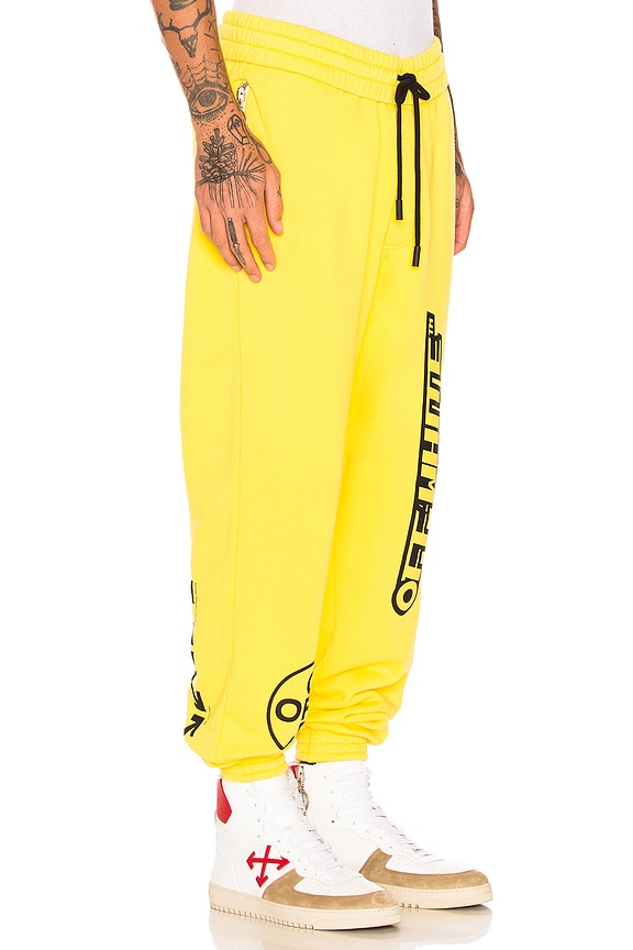 view 2 of 4 Off Sweatpants in Yellow