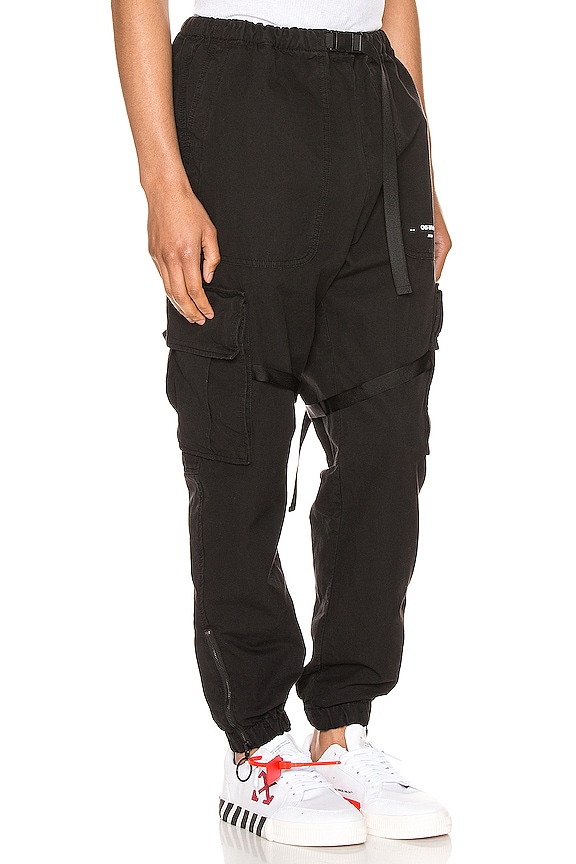 view 2 of 5 Parachute Cargo Pant in Black & White