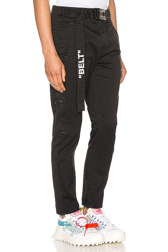 view 2 of 5 PANTALON CHINO in Black