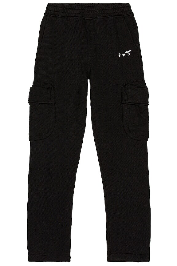 view 2 of 4 Cargo Sweatpant in Black
