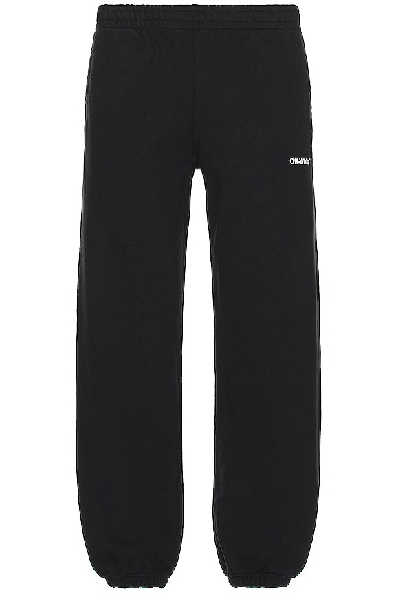 view 2 of 4 Chain Arrow Slim Sweatpants in Black & White