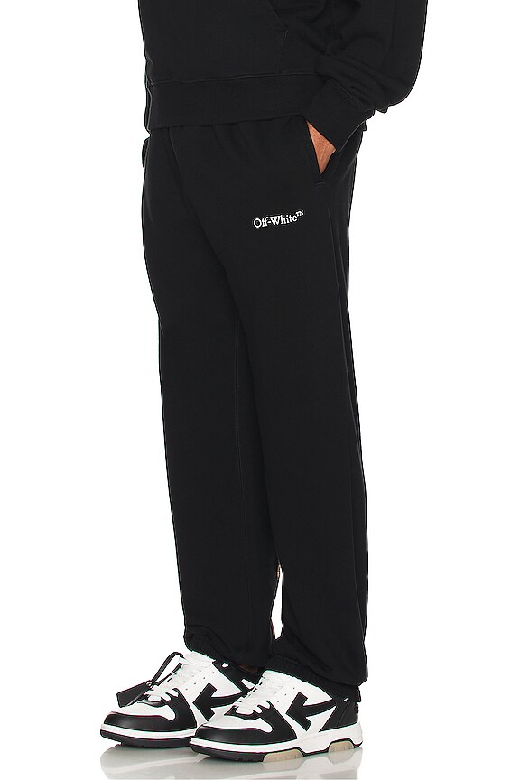 view 2 of 5 CARAVAG PAINT 스웻팬츠 in Black & White