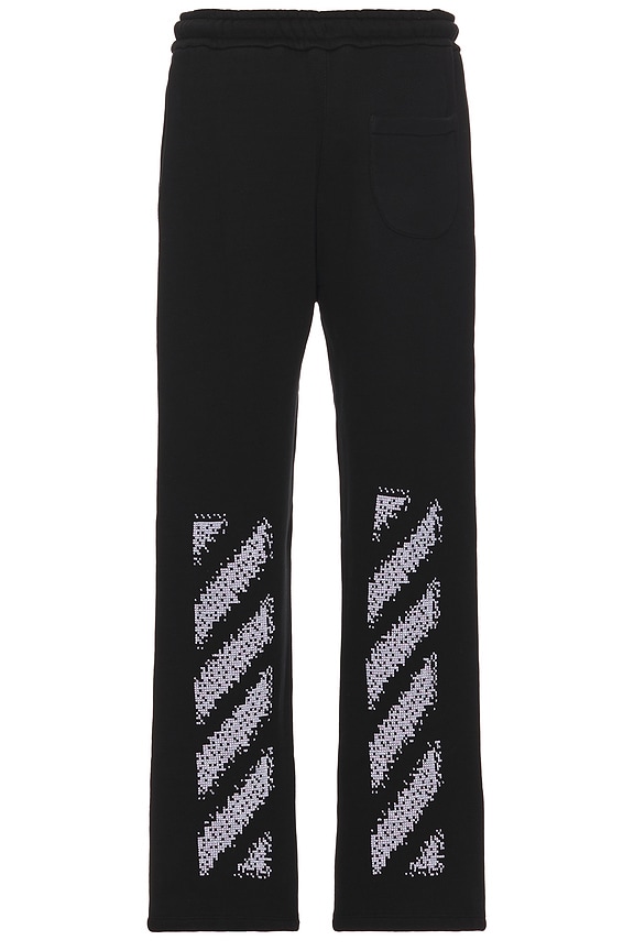 view 2 of 5 Pixel Diag Sweatpants in Black