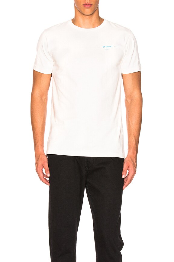 view 2 of 6 CAMISETA GRADIENT in White & Multicolor