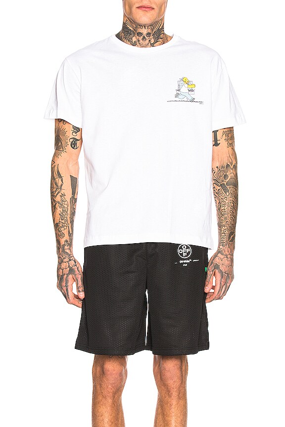 view 2 of 5 Homer & Bart Graphic Tee in White