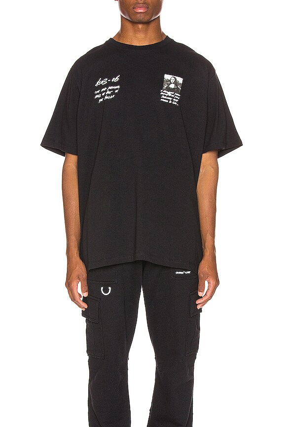 view 2 of 6 Mona Lisa Graphic Tee in Black & Red