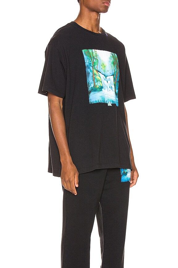 view 2 of 4 CAMISETA WATERFALL OVERSIZED in Black Multi