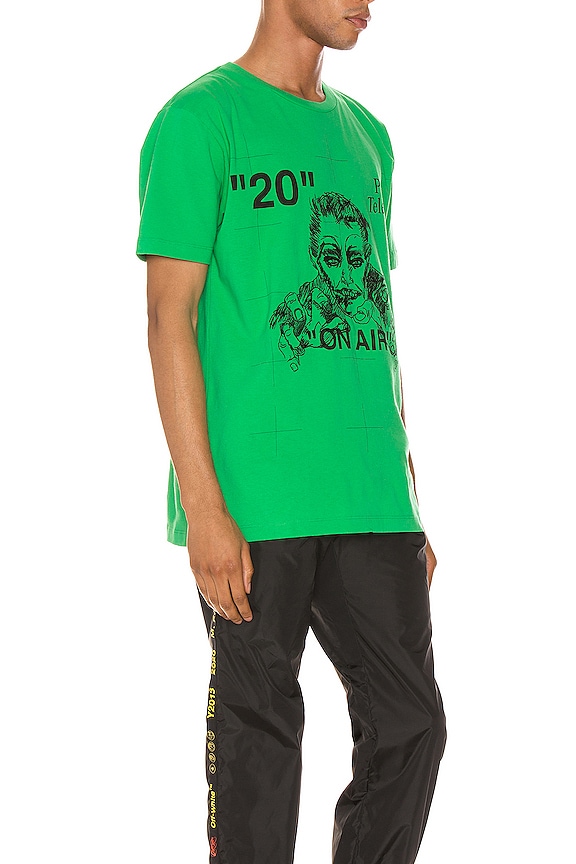 view 2 of 5 Mirko Artist Tee in Green & Black