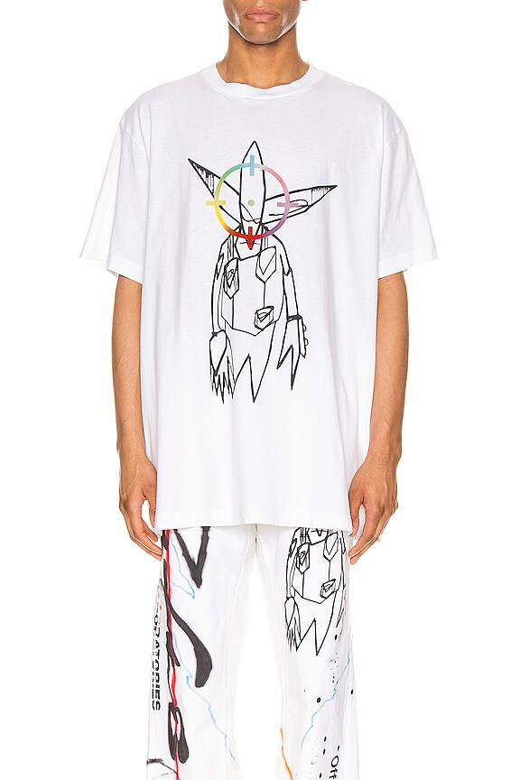 view 2 of 5 Futura Alien Tee in White