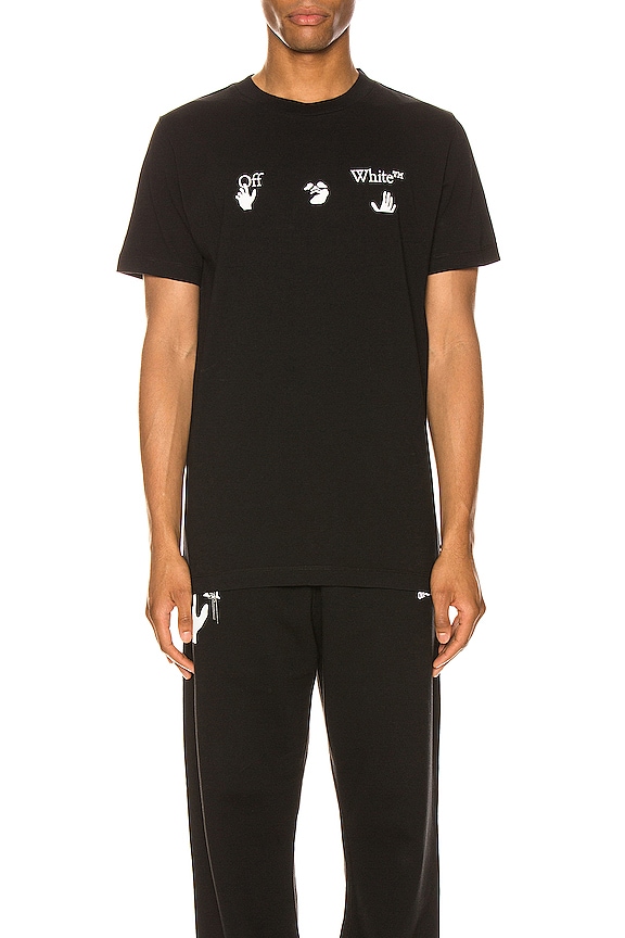 view 1 of 4 Big OW Logo Tee in Black & White