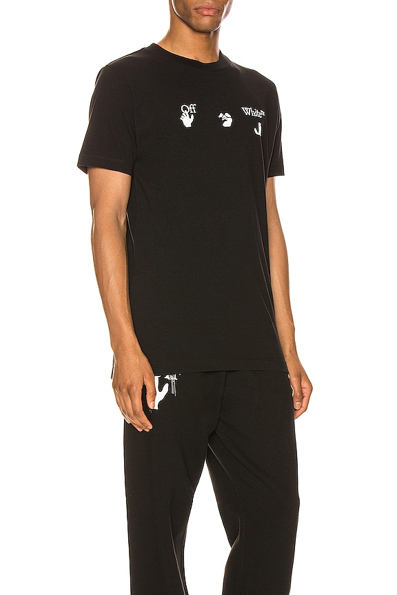 view 2 of 4 Big OW Logo Tee in Black & White