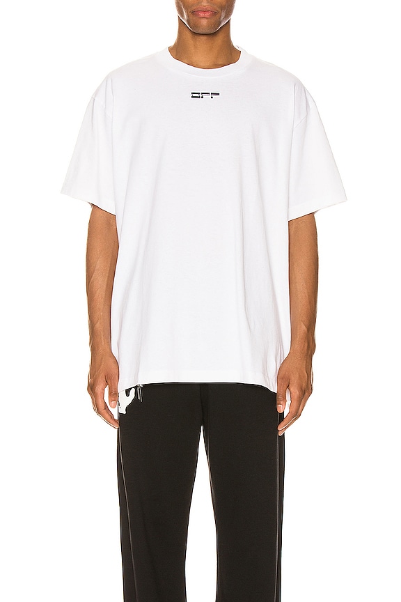 view 2 of 5 T-SHIRT GRAPHIQUE in White & Black