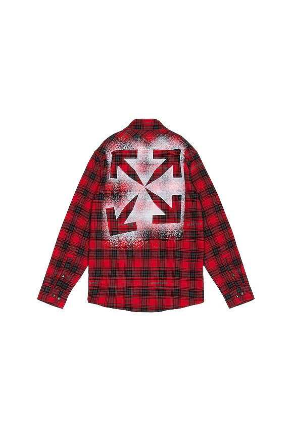 view 2 of 2 CAMISA BOTONES in Red & Black