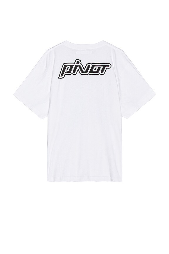 view 2 of 2 Monalisa Over Tee in White & Black