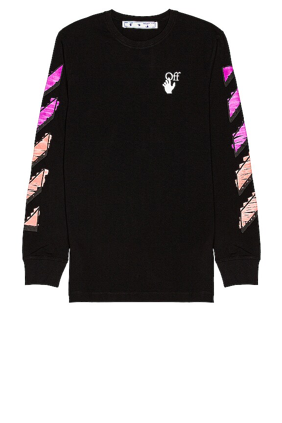 view 2 of 3 Marker Long Sleeve Tee in Black