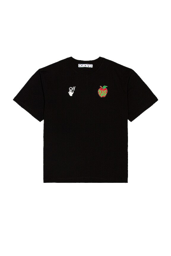 view 2 of 3 CAMISETA APPLE OVER in Black & Red