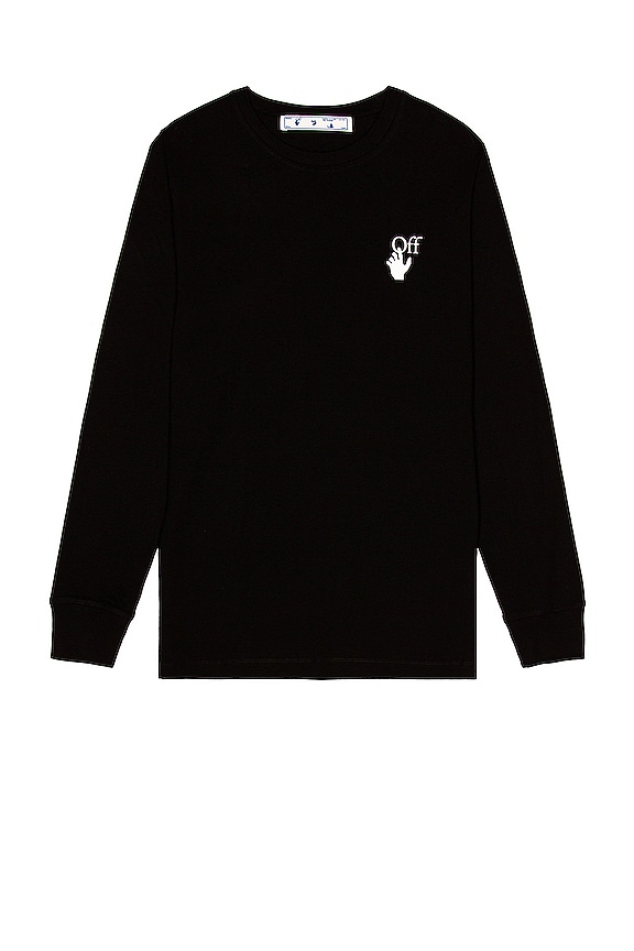 view 2 of 3 Degrade Arrow L/S Tee in Black