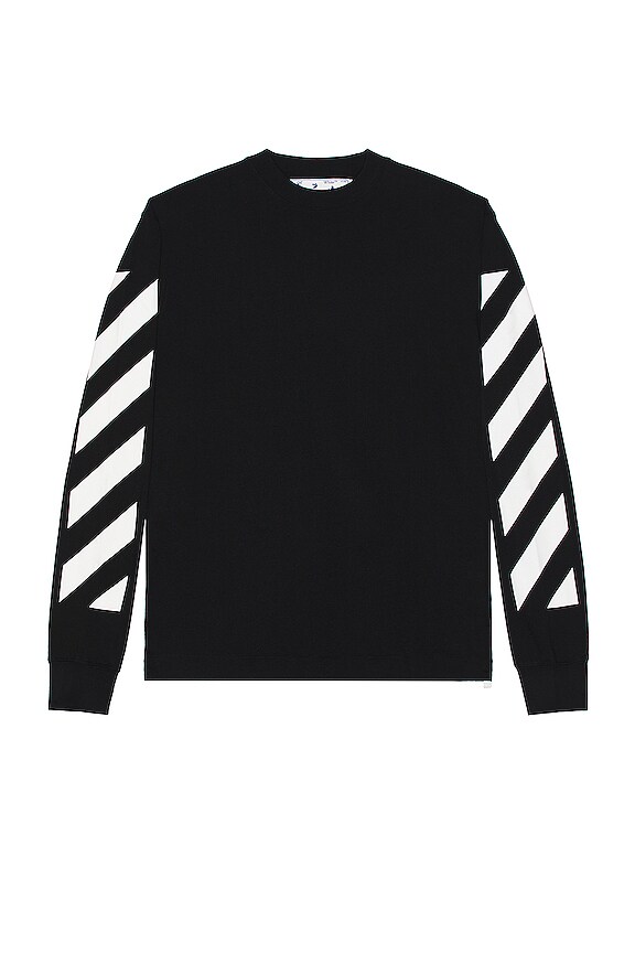 view 2 of 4 CAMISETA DIAGONAL ARROW in Black & White