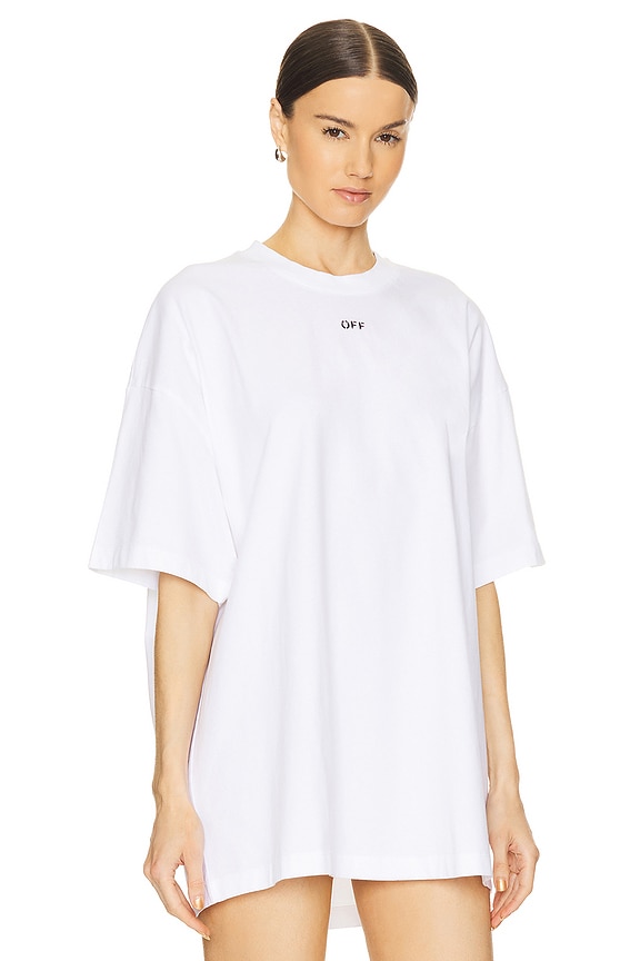 view 2 of 4 T-SHIRT in White & Black