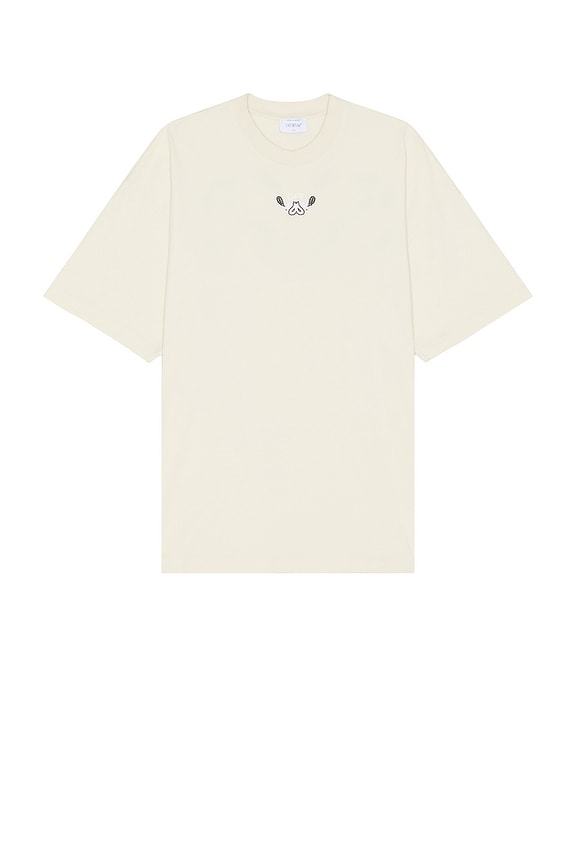 view 2 of 5 Bandana Half Arrow Over T-Shirt in Angora White