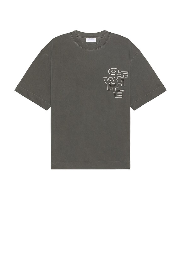 view 2 of 4 Outline Arrow Skate T-Shirt in Black