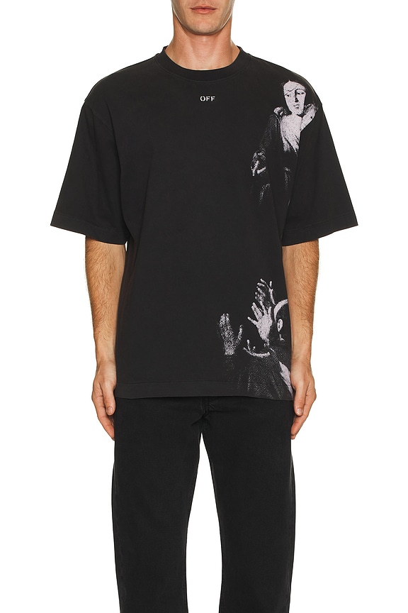 view 3 of 3 Blurred Mary Skate tee in Black