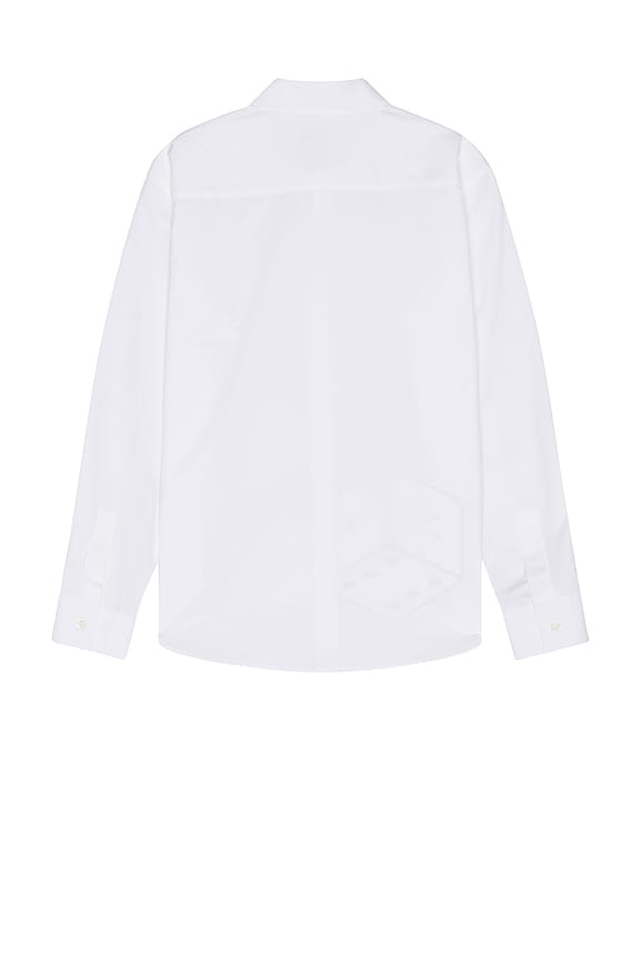 view 2 of 4 Dices Poplin Shirt in White
