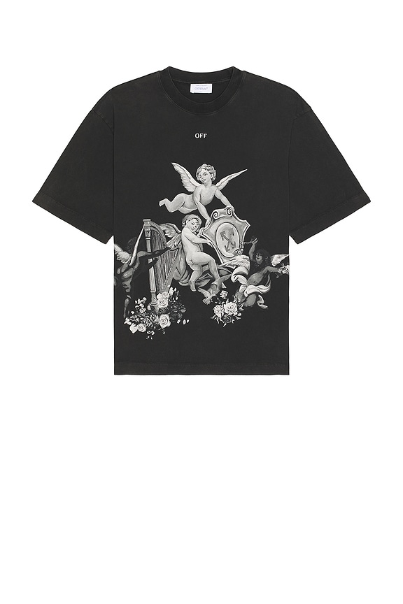 view 1 of 4 Putti Skate Short Sleeve Tee in Vintage Black & White