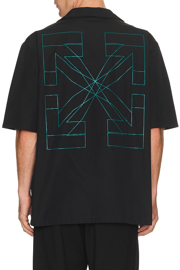 view 1 of 4 Double Arrow Bowling Shirt in Black