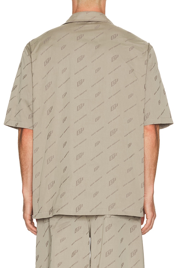 view 2 of 5 Jacquard Bowling Shirt in Stone