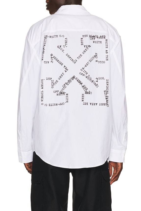 view 2 of 5 Type Arrow Overshirt in White