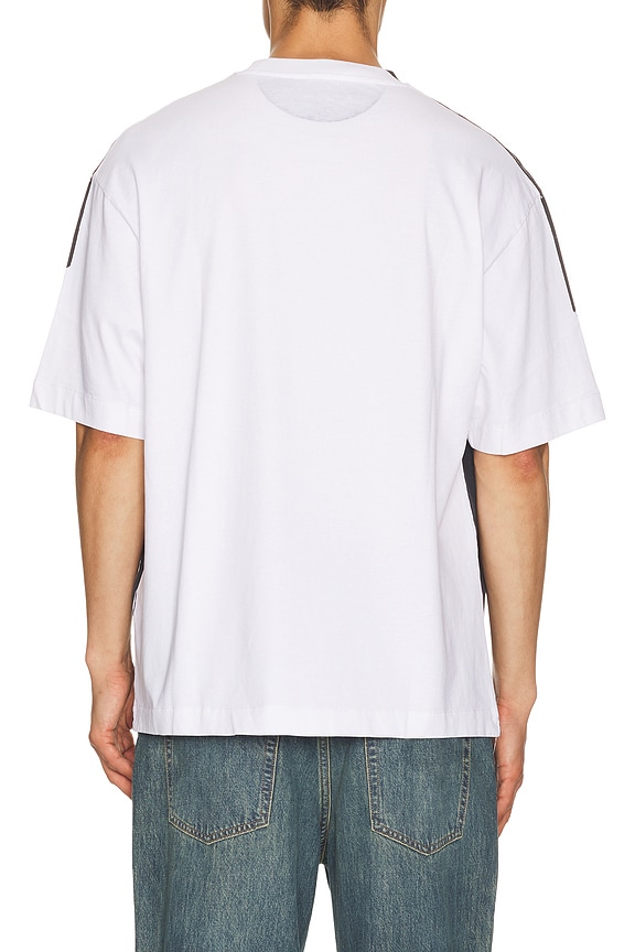 view 2 of 4 Negative Big Bookish Skate Short Sleeve Tee in White