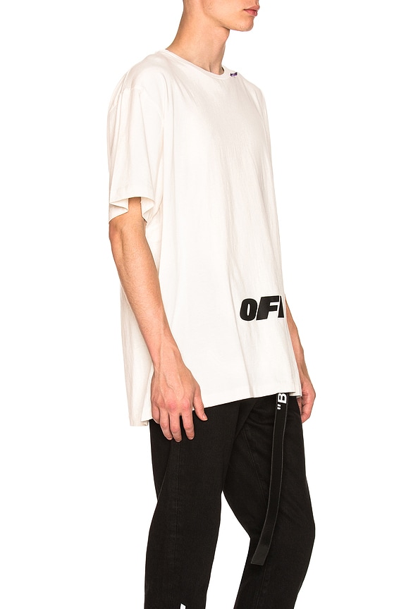 view 2 of 4 CAMISETA OFF in White & Black