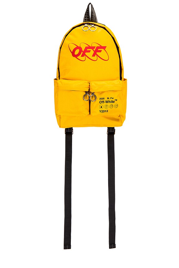 view 1 of 4 Industrial Y013 Backpack in Yellow & Red