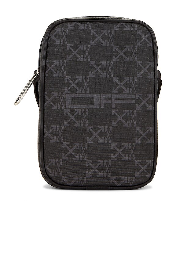 view 2 of 5 OW Allover Crossbody Bag in Black & Dark Grey