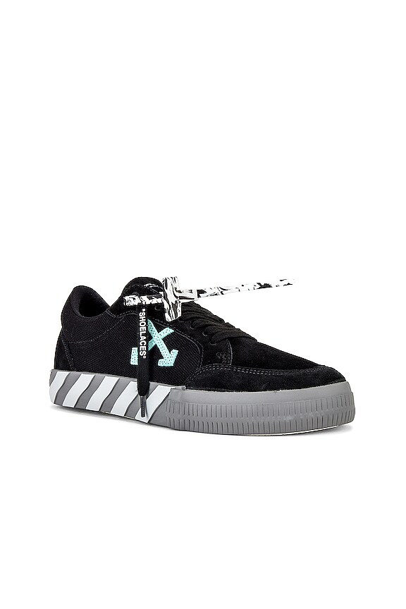 view 2 of 6 ZAPATILLA DEPORTIVA LOW VULCANIZED in Black & Turquoise