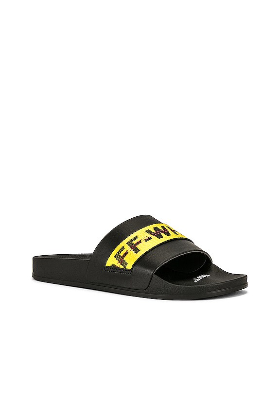 view 2 of 5 Industrial Pool Slider in Black & Yellow