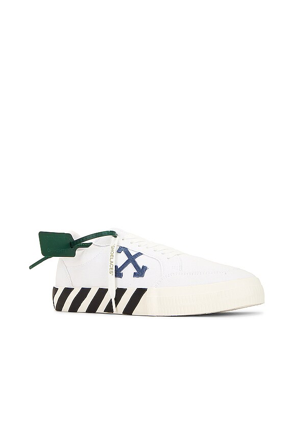 view 2 of 6 Low Top Sneakers in White & Navy Blue