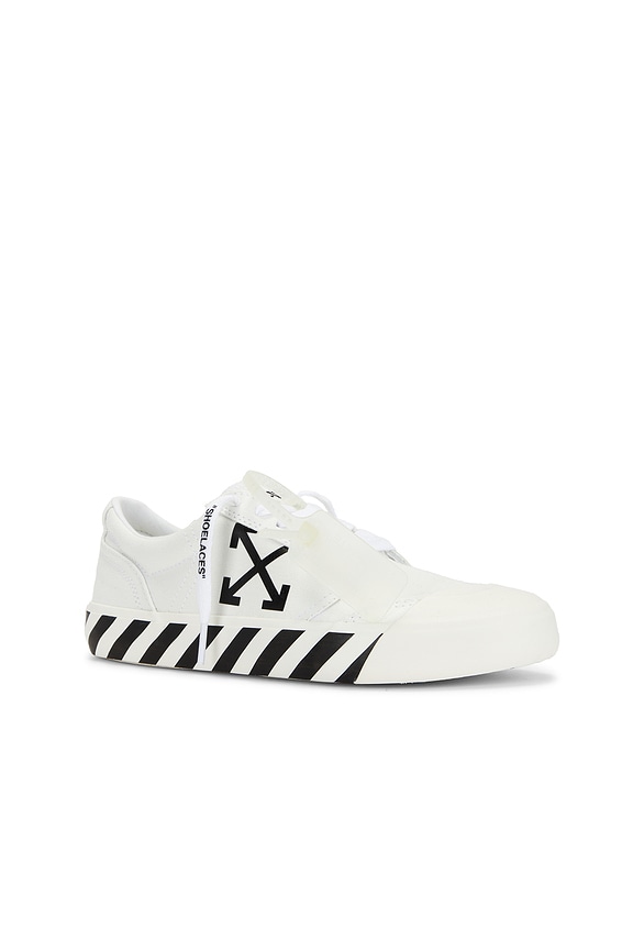 view 2 of 6 Vulcanized Undercut Sneaker in White & Black