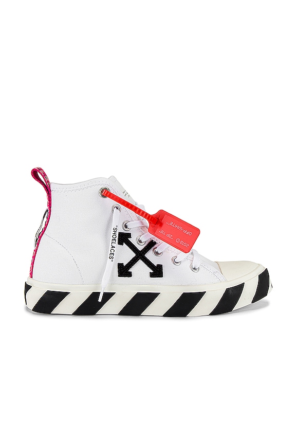 view 2 of 2 ZAPATILLAS DE CAÑA ALTA in White & Black