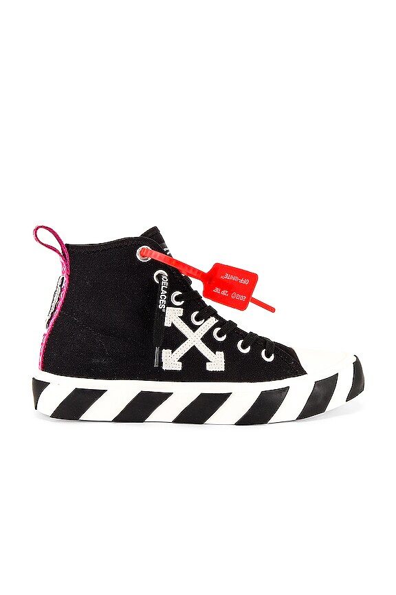 view 2 of 2 ZAPATILLAS DE CAÑA ALTA in Black & White